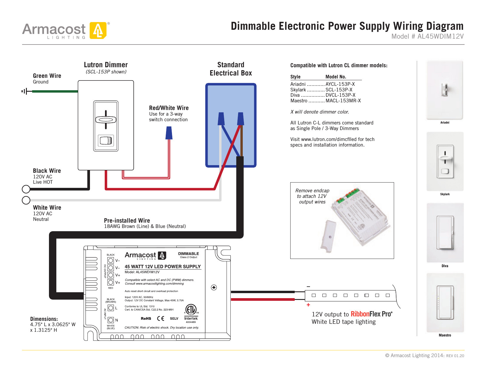 Lutron Dimmer Switch Wiring Diagram