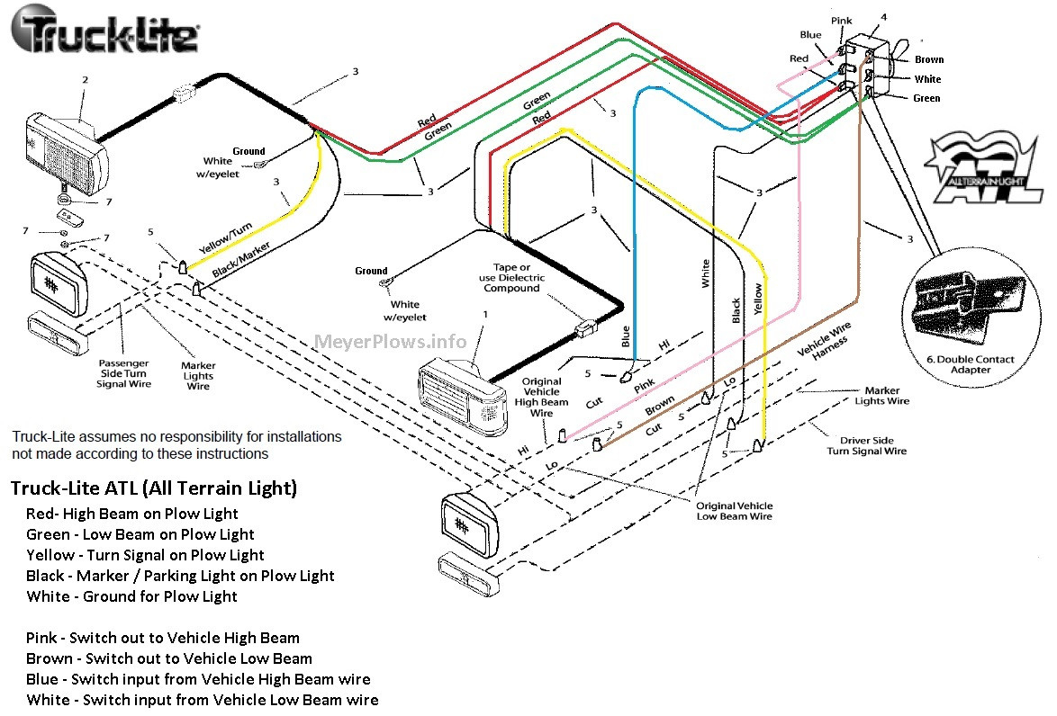 Meyer Snow Plow Lights Wiring Diagram Collection - Wiring Diagram Sample