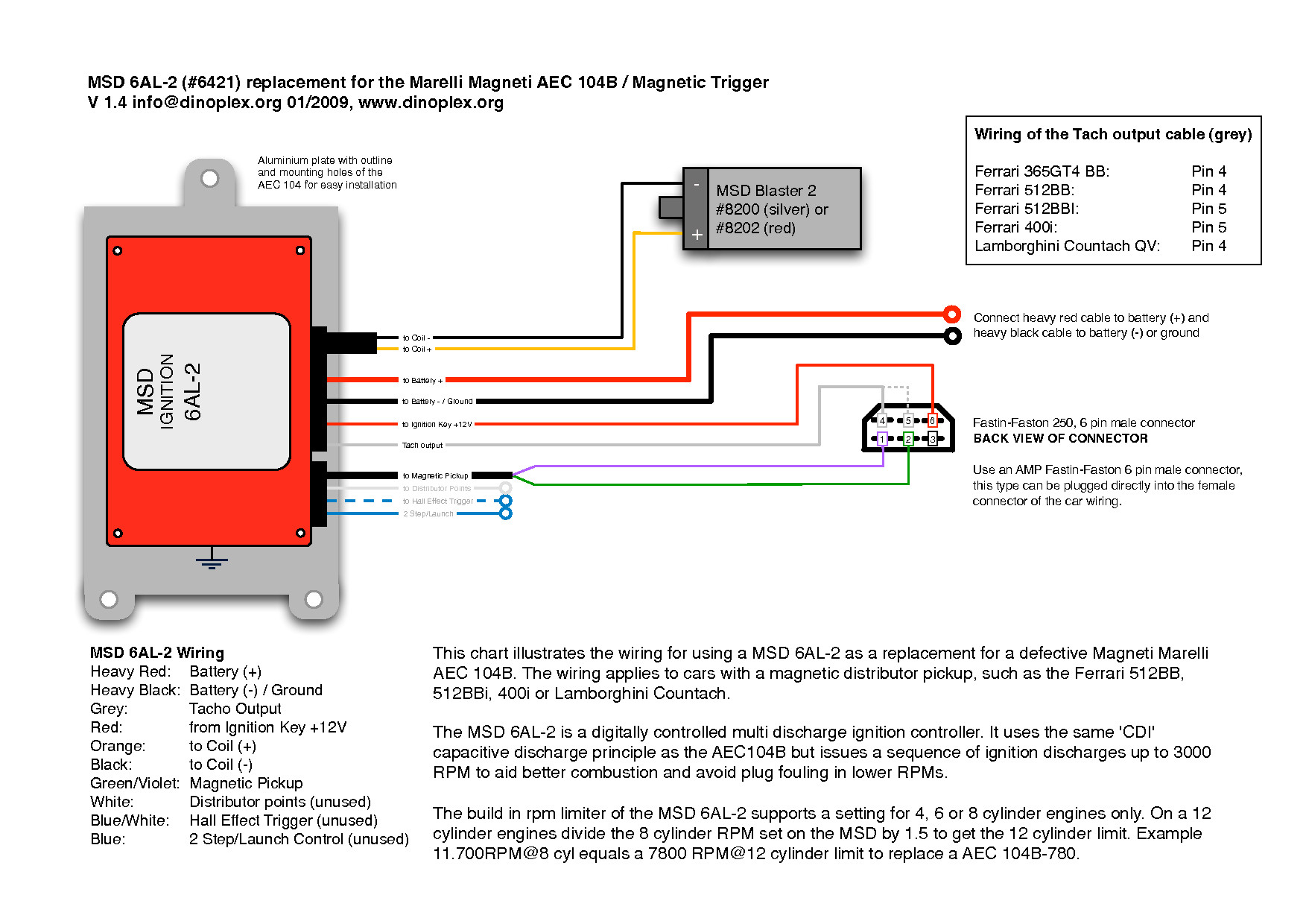 Msd 6425 Wiring Diagram Download - Wiring Diagram Sample