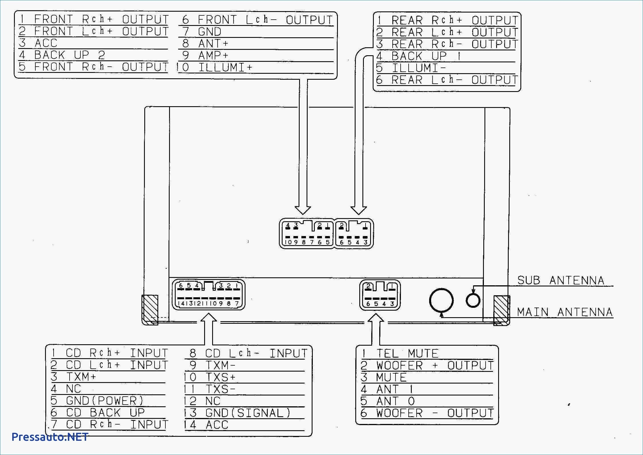 Pioneer Car Stereo Wiring Schematic