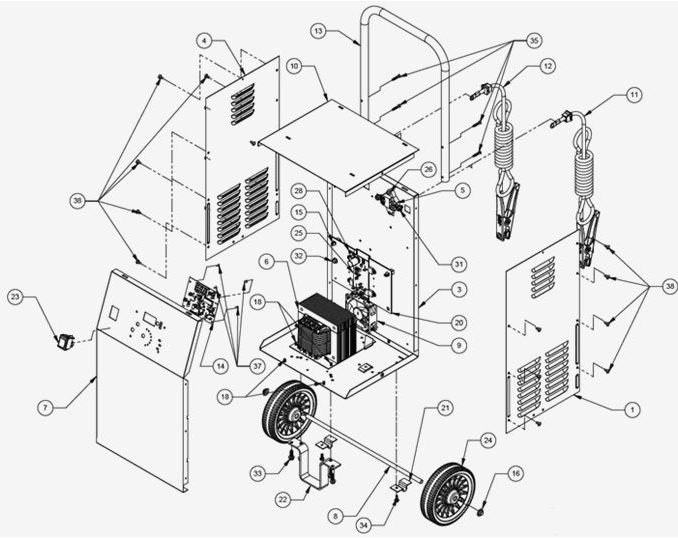 Circuit Diagram Schumacher Battery Charger Schematic