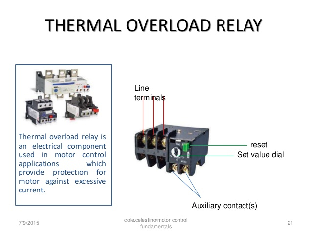 DIAGRAM Contactor And Thermal Overload Relay Wiring ...