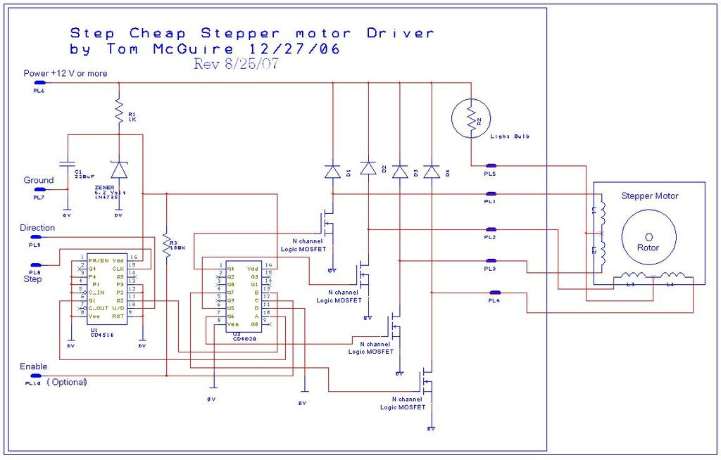 Stepper Motor Wiring Diagram Sample