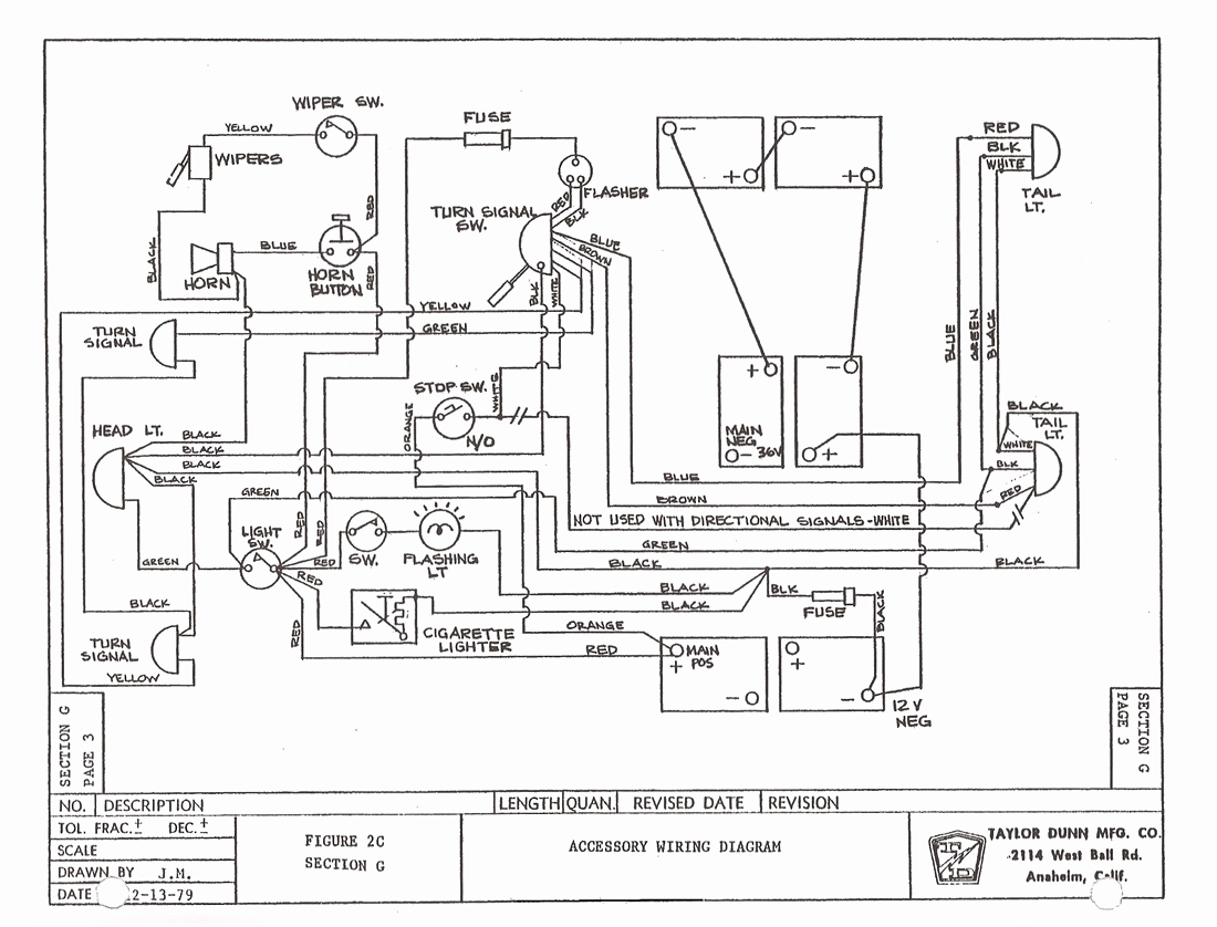 Ss5 36 Taylor Dunn Wiring Diagram