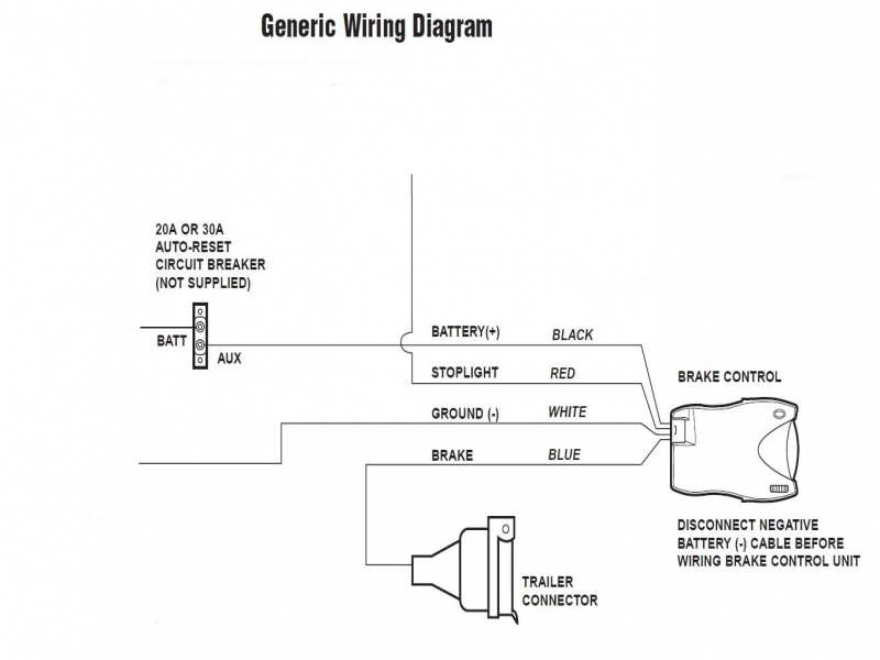 Tekonsha Trailer Brake Wiring Diagram - inspireya