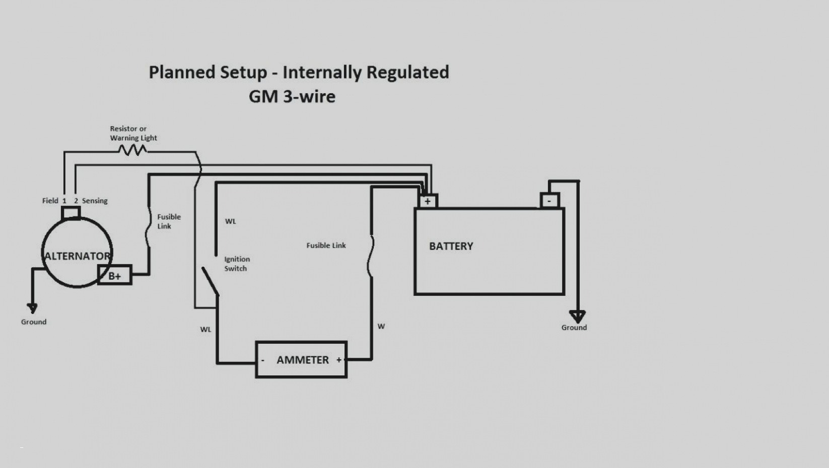 subaru 3 wire alternator wiring diagram