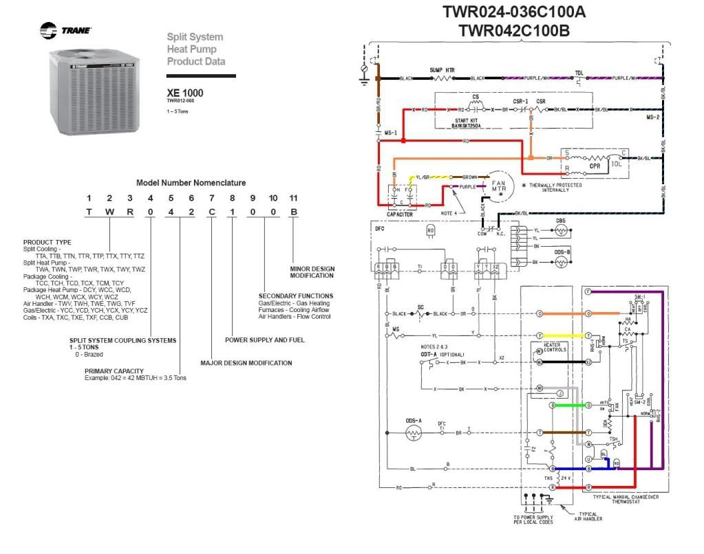 Trane Wiring Diagram Lookup