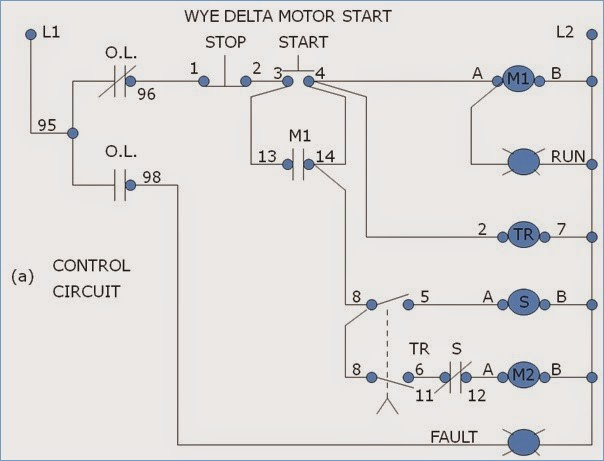 Wye Start Delta Run Motor Wiring Diagram Sample - Wiring ...