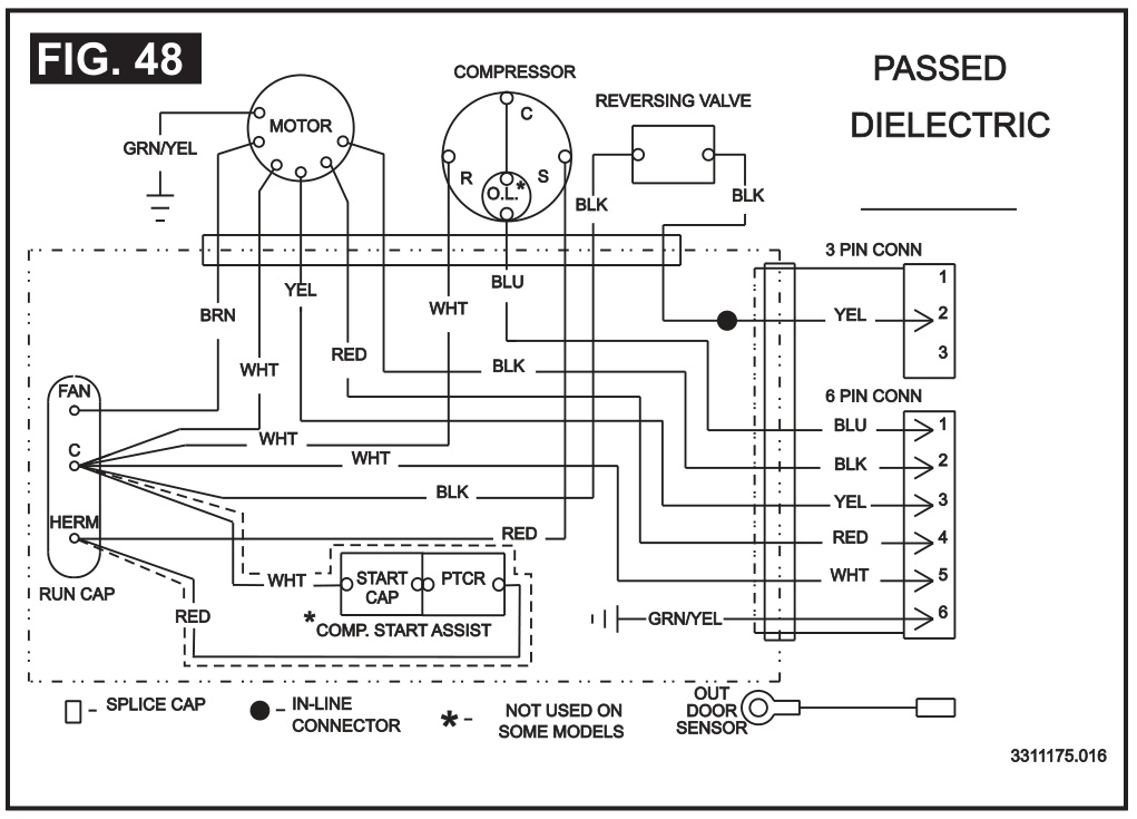 dometic 459186 and B59186 Unit Wiring Diagram