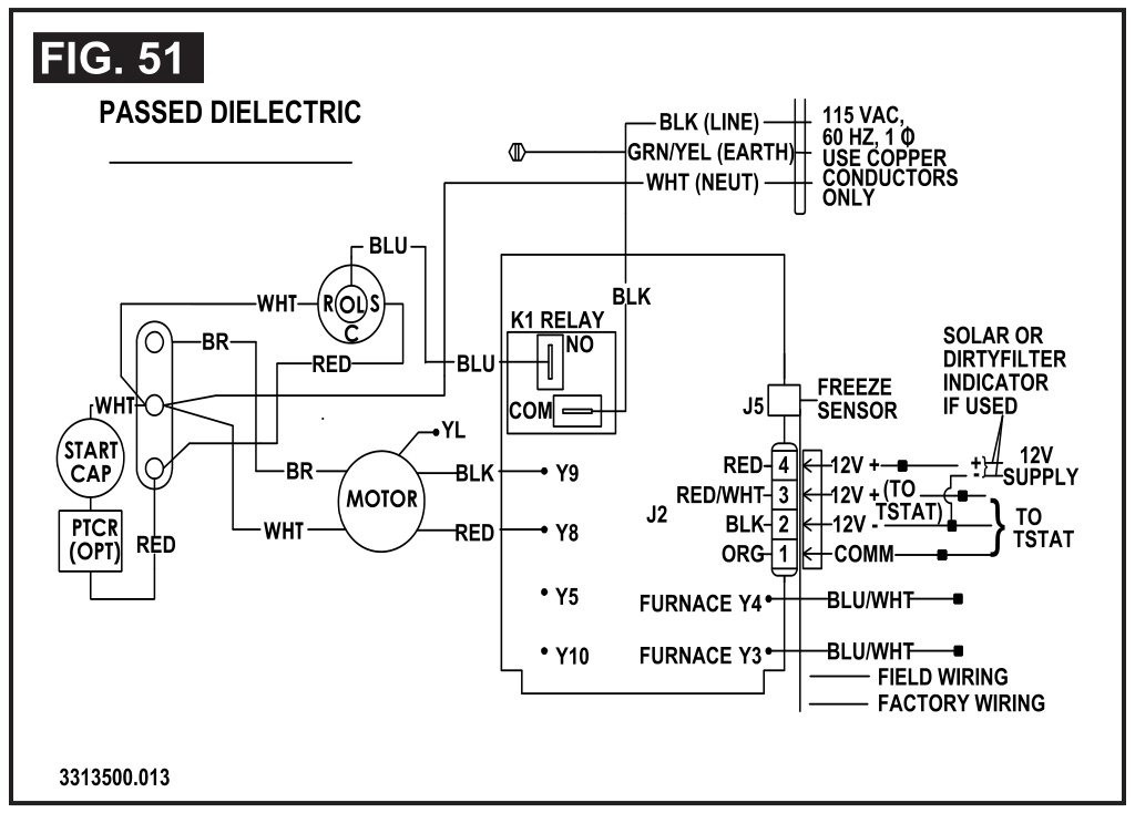 dometic 541915 and 541916 Unit Wiring Diagram