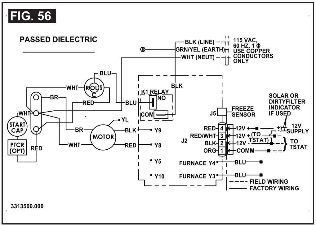 dometic 641915 and 641916 Unit Wiring Diagram
